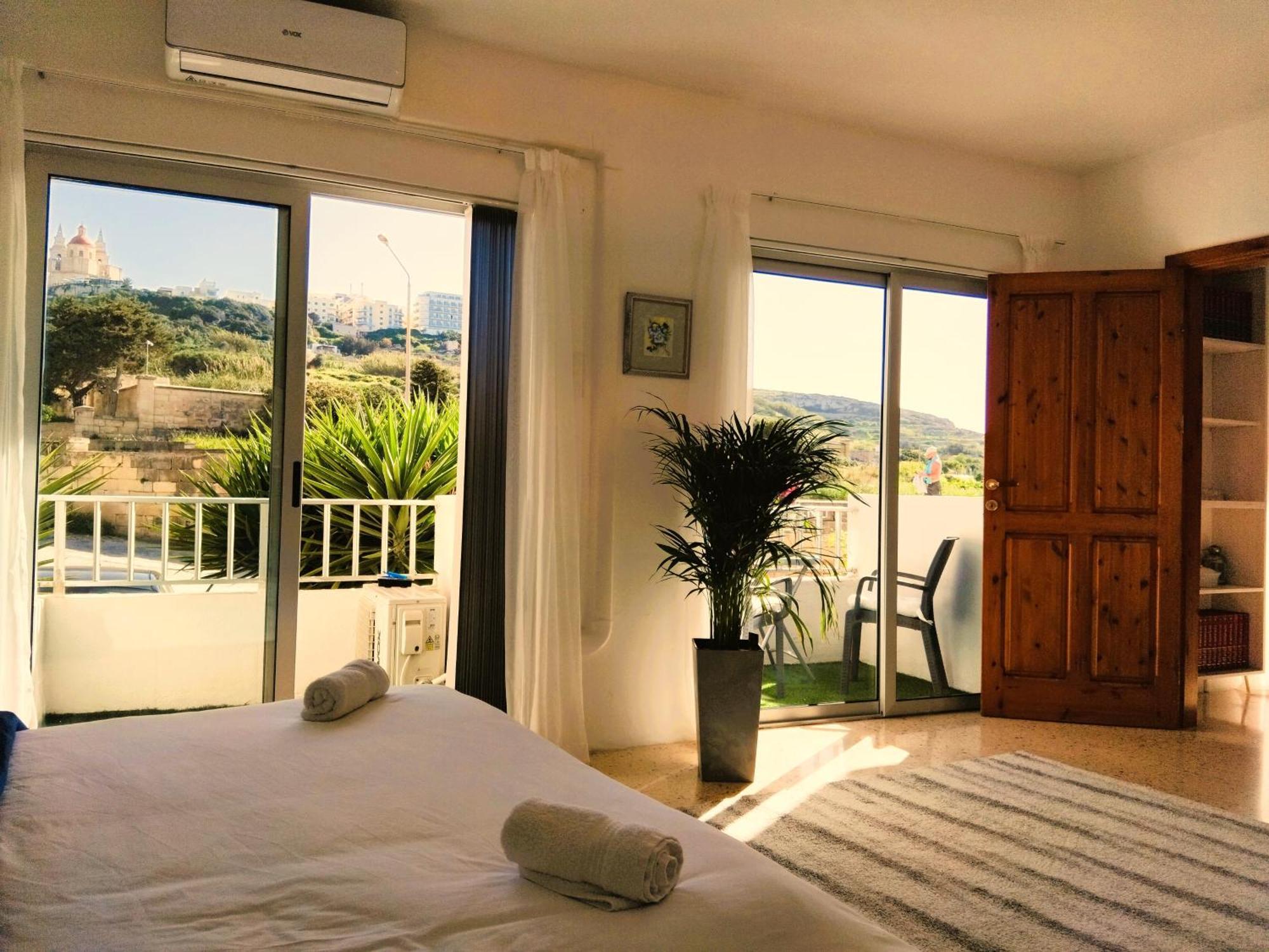 Close To Beach Unique & Cozy Apartment 3 Balconies Country Views Mellieħa Eksteriør billede